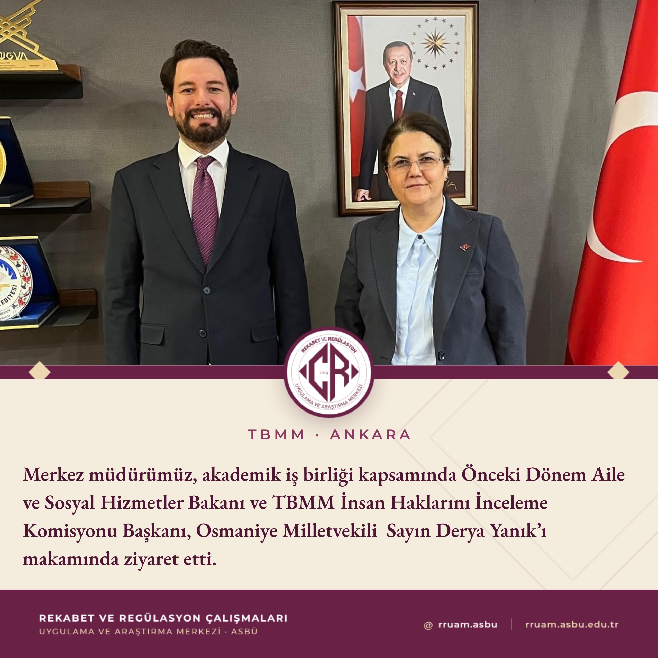 TBMM İnsan Hakları Komisyonu Başkanıyla Görüşme — 19 Ekim 2026